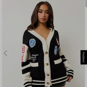 True Religion Sporty Patch Cardigan